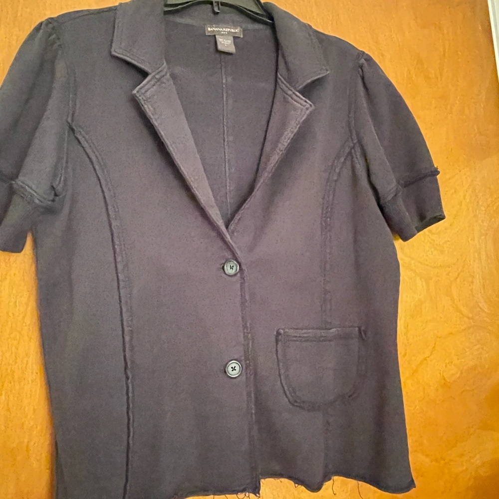 Banana Republic Navy button down top
